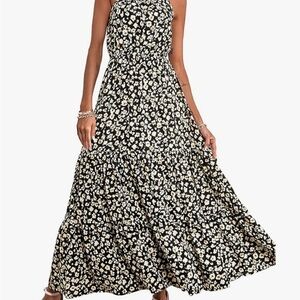 Maxi Floral One Shoulder Dress